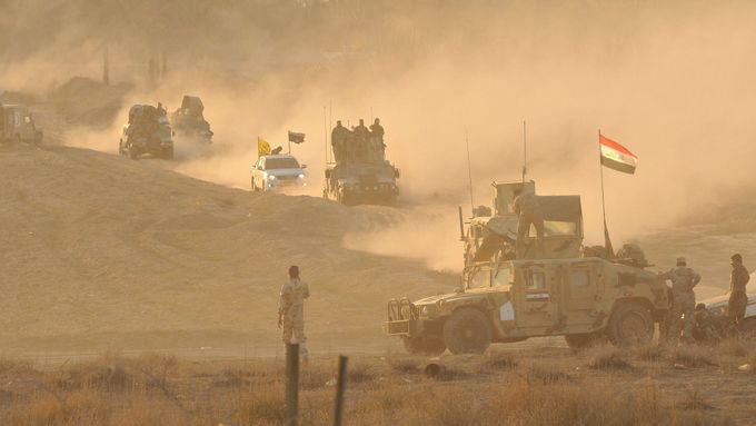 Frontová linie v Iráku (ilustrační foto).