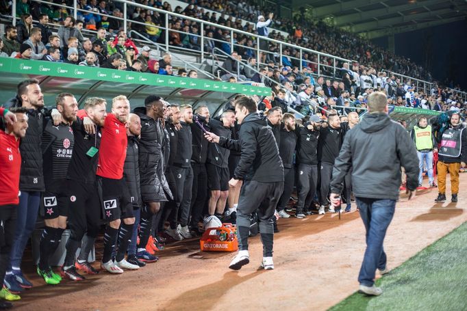 Slavia slaví zisk poháru i ceněného double