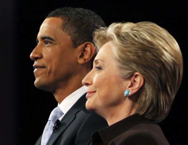 Obama a Clintonová