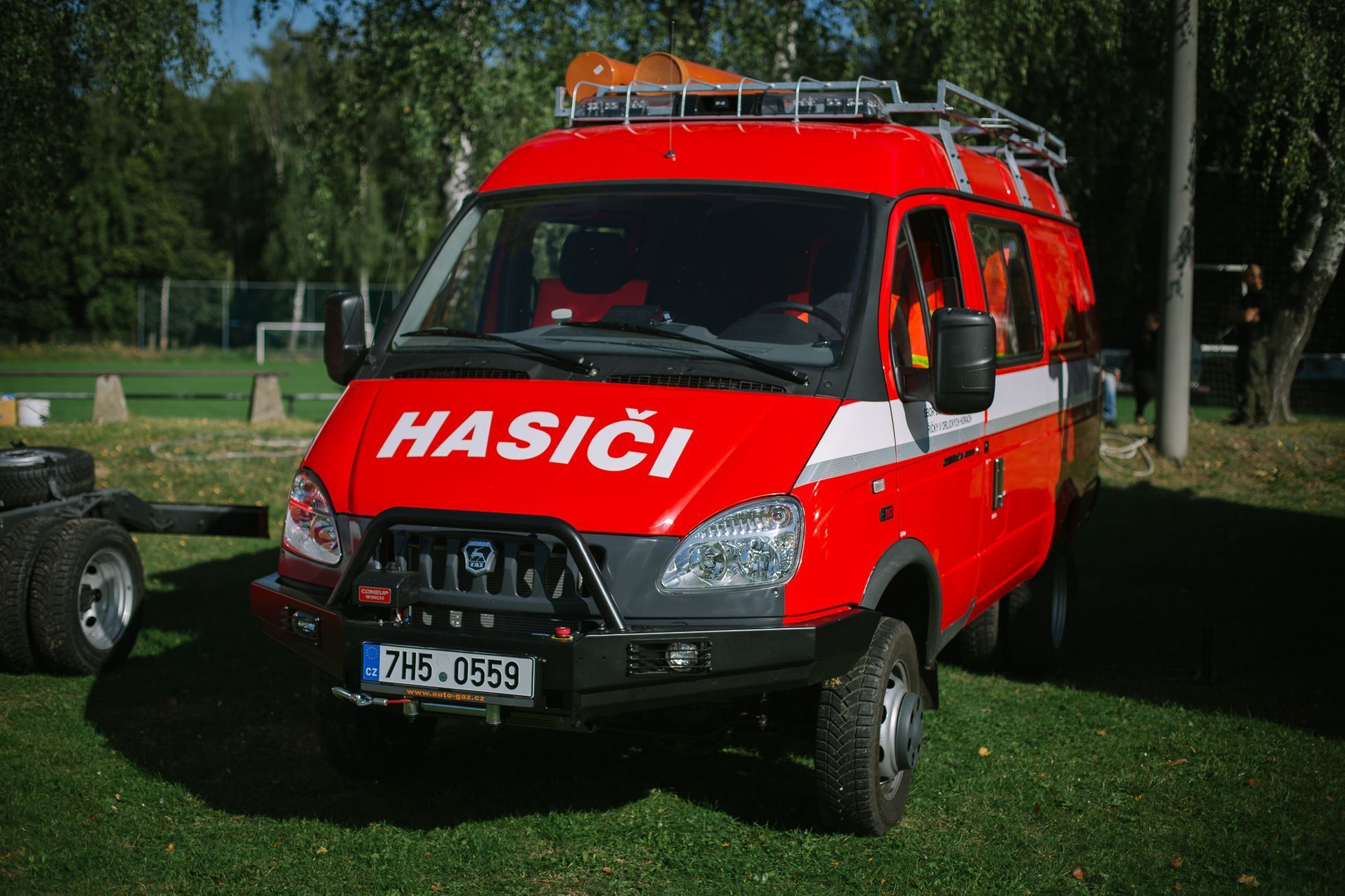 Den ruské hasičské techniky září 2020