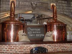 Pivo ve Starhorodu se vaří z českého sladu.