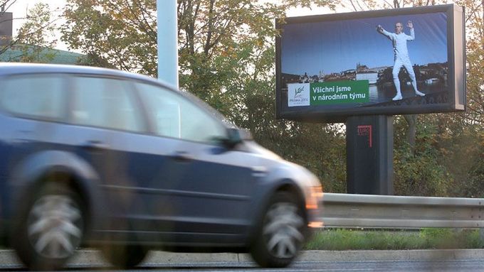 Full steam ahead. Billboard campaign has been launched to boost the morale