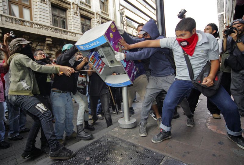 Demonstrace v Mexiku