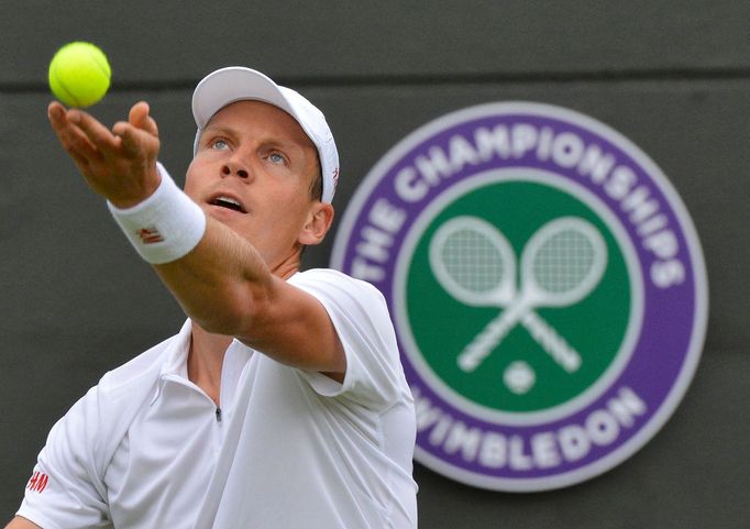 Tomáš Berdych na Wimbledonu 2013