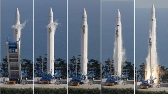Dnešní start rakety Naro-1.