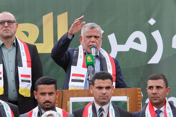 Hadi Al-Amiri, který ve volbách bojuje o hlasy Iráčanů.