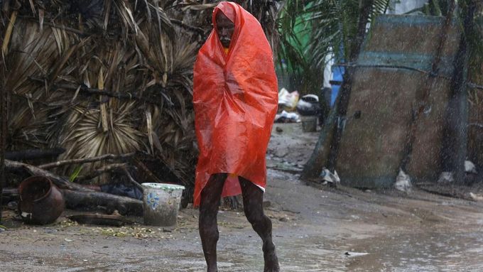 Řádění cyklonu Phailin v Indii