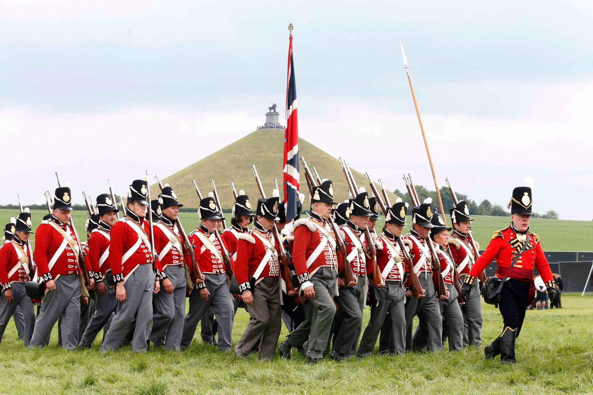 Bitva u Waterloo u 200. výročí porážky Napoleona