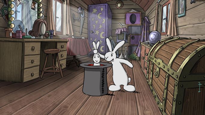 Snímek z Boba a Bobka ve filmu.