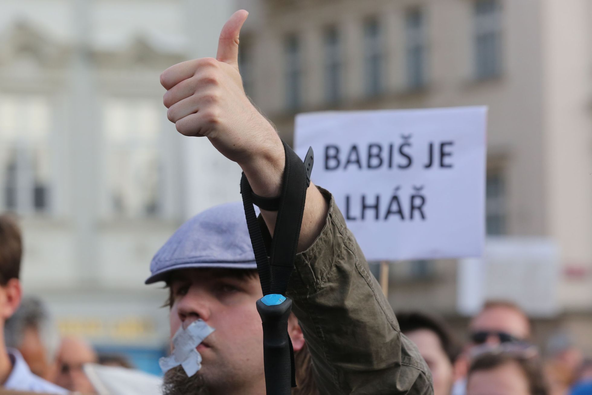 Tichý protest proti Babišovi