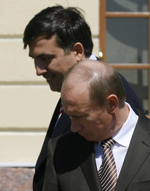 Saakašvili s Putinem