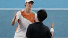 Australian Open 2022: Jannik Sinner a Taro Daniel po utkání třetího kola.