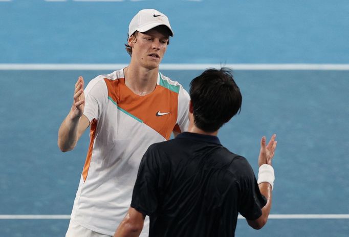 Australian Open 2022: Jannik Sinner a Taro Daniel po utkání třetího kola.