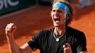 Alexander Zverev na French Open 2019.