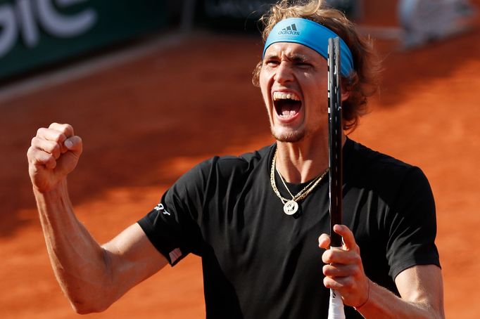 Alexander Zverev na French Open 2019.