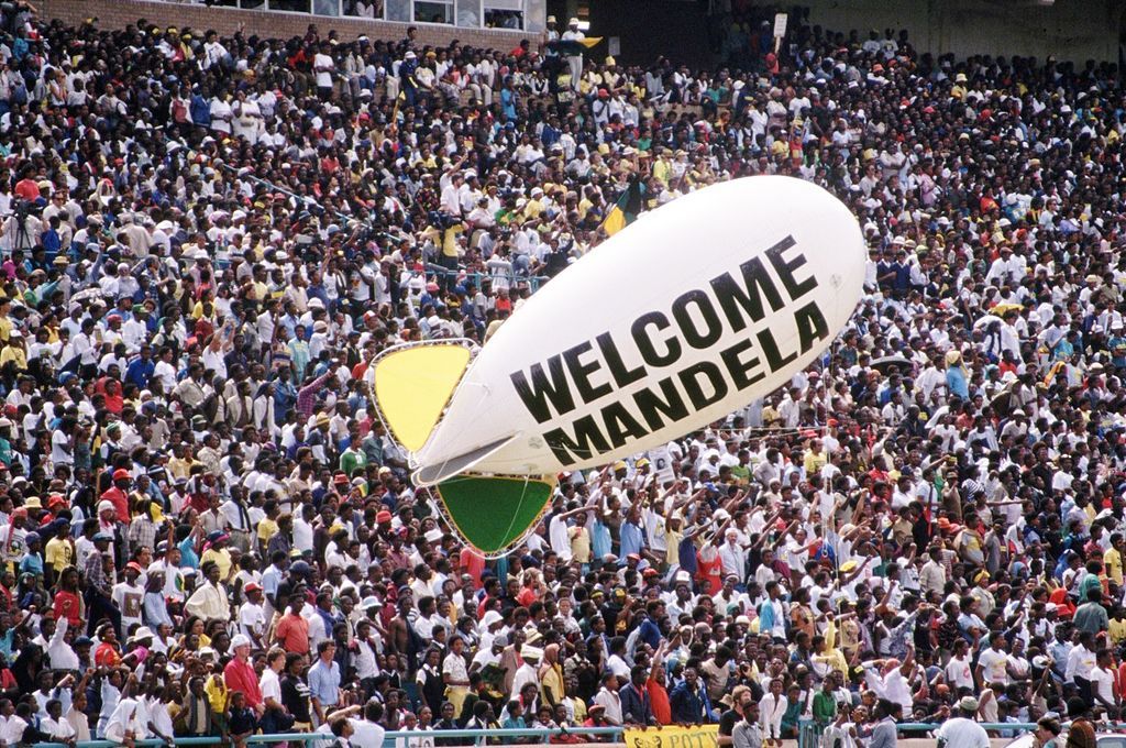 Nepoužívat v článcích! / Fotogalerie: Nelson Mandela / Propuštění z vězení / 1990