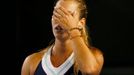 Finále Australian Open: Cibulková - Li Na (Smutnící Cibulková)