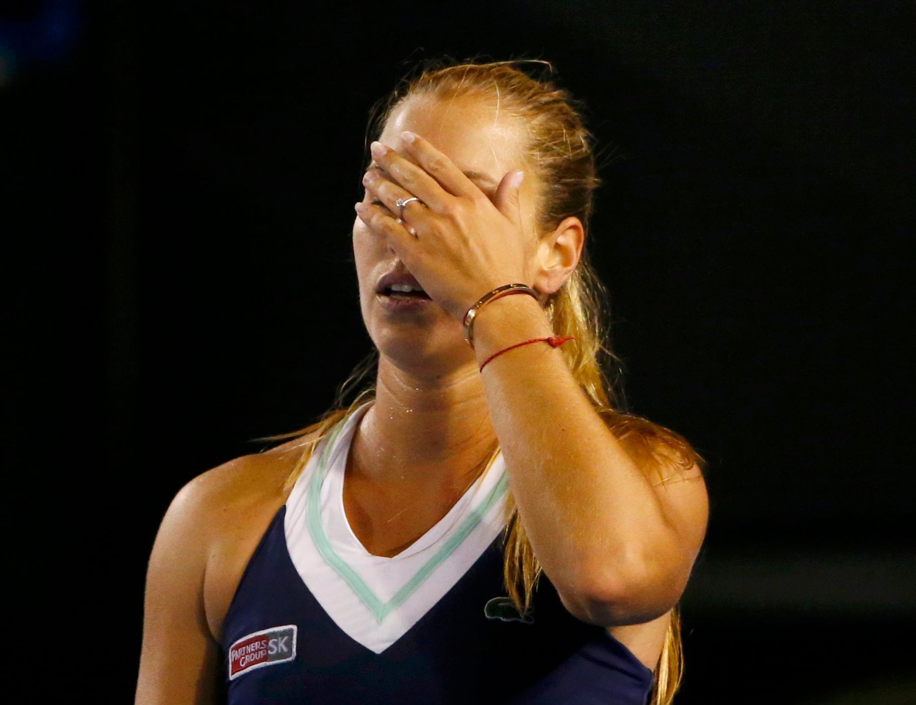 Finále Australian Open: Cibulková - Li Na (Smutnící Cibulková)