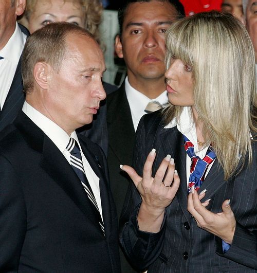 Vladimír Putin a Světlana Žurovová