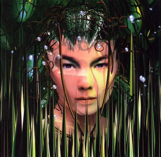 Björk v aplikaci k projektu Biophilia.