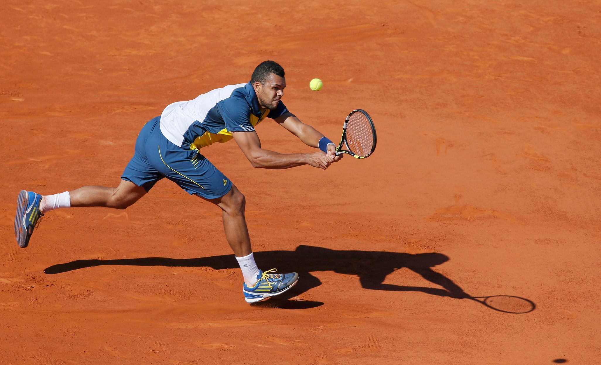 Jo-Wilfried Tsonga na French Open 2013
