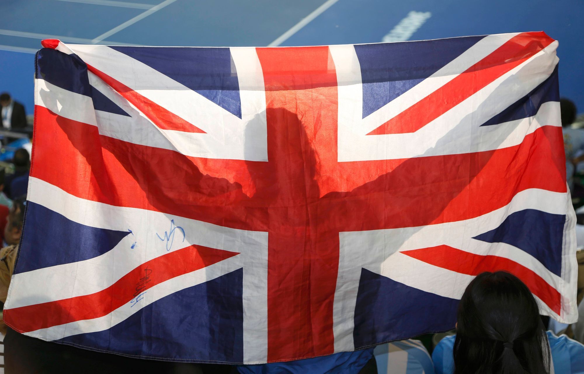 Andy Murray ve finále Australian Open 2016 - fanoušek