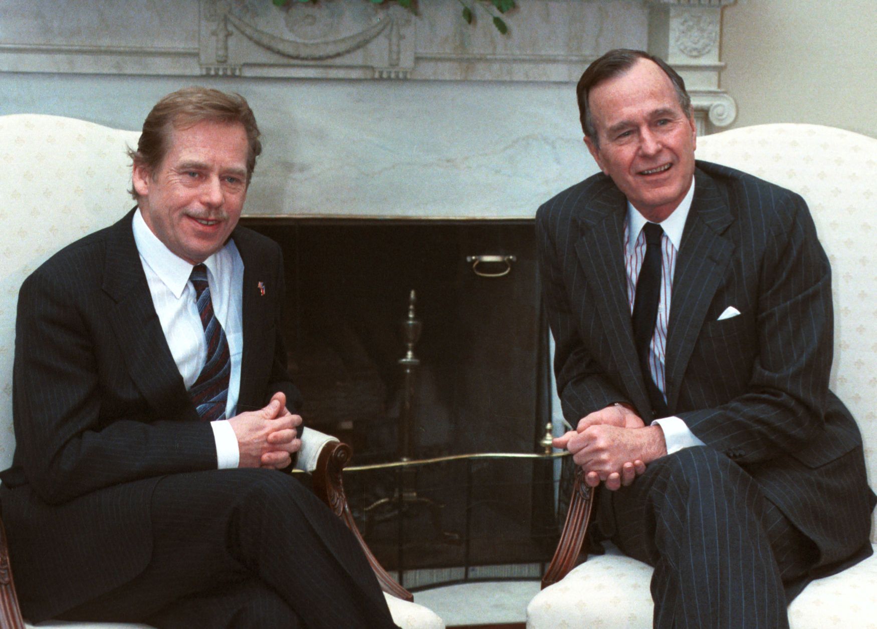 Havel Bush Setkání Bílý dům