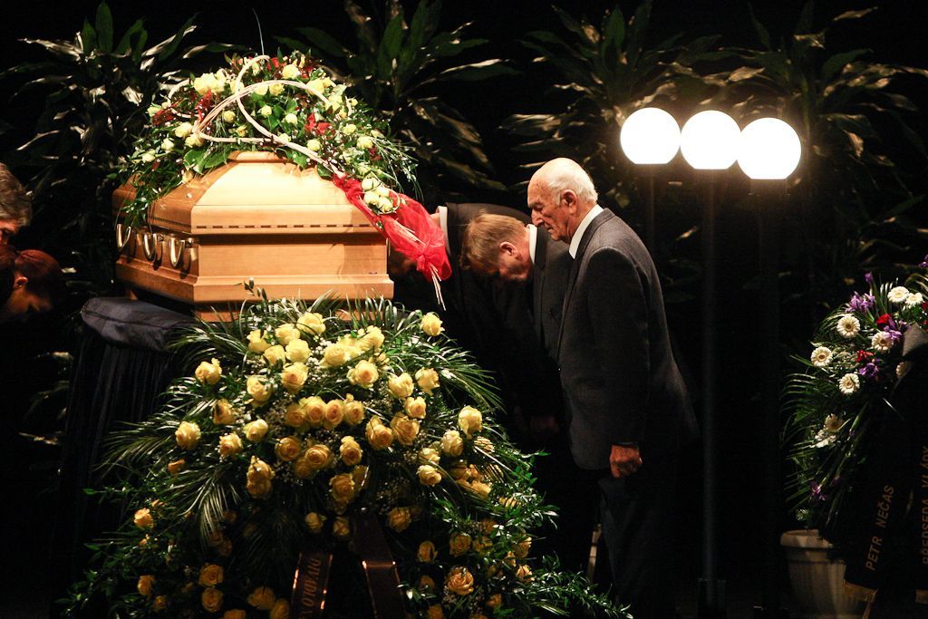 Poslední rozloučení s Jiřinou Jiráskovou