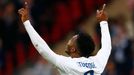 England's Daniel Sturridge celebrates scoring a goal during their international friendly soccer match against Peru at Wembley Stadium in London May 30, 2014. REUTERS/Eddi