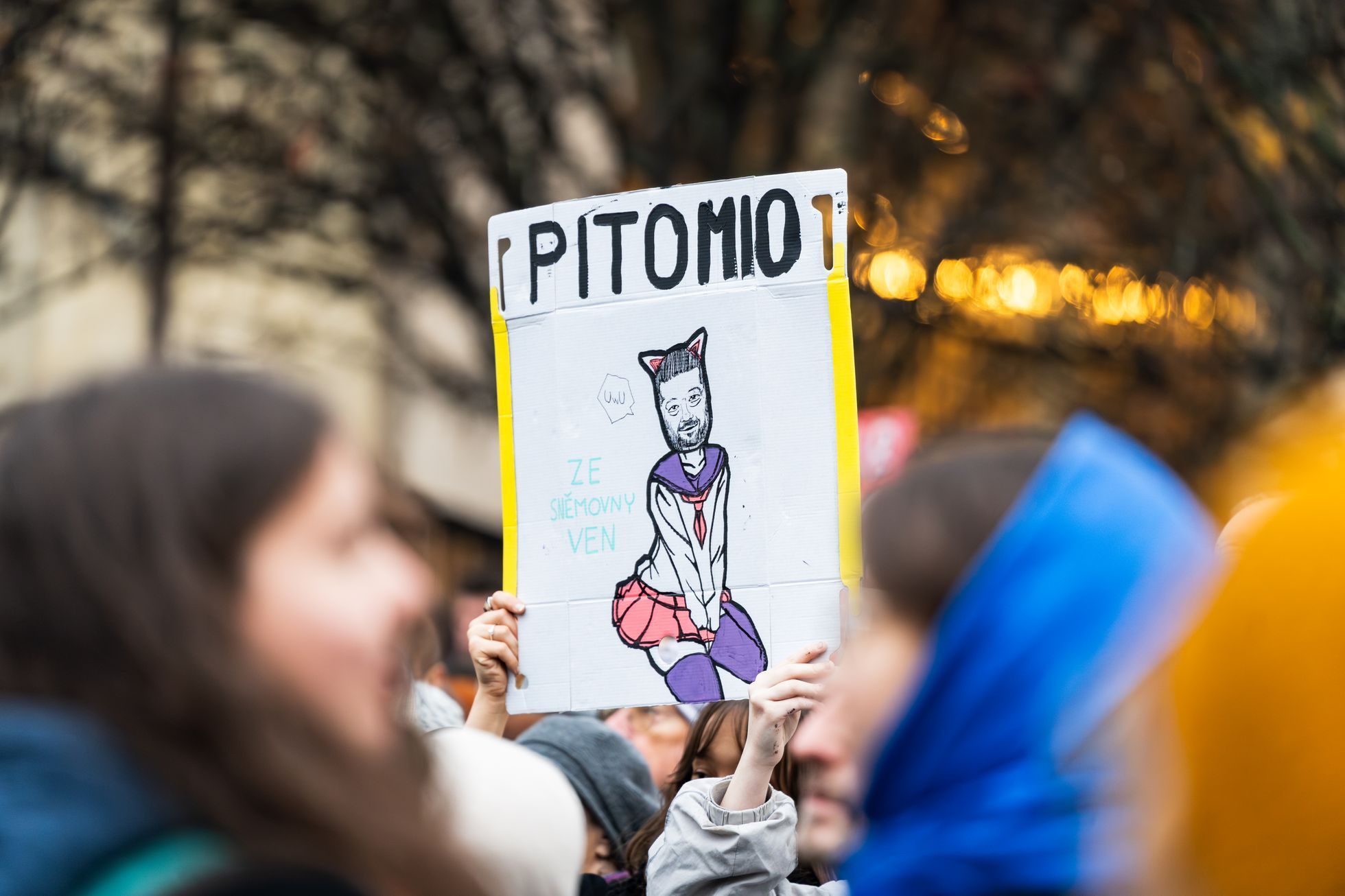 Národní třída, Staroměstské náměstí, 17. listopad, výročí, státní svátek, svíčky