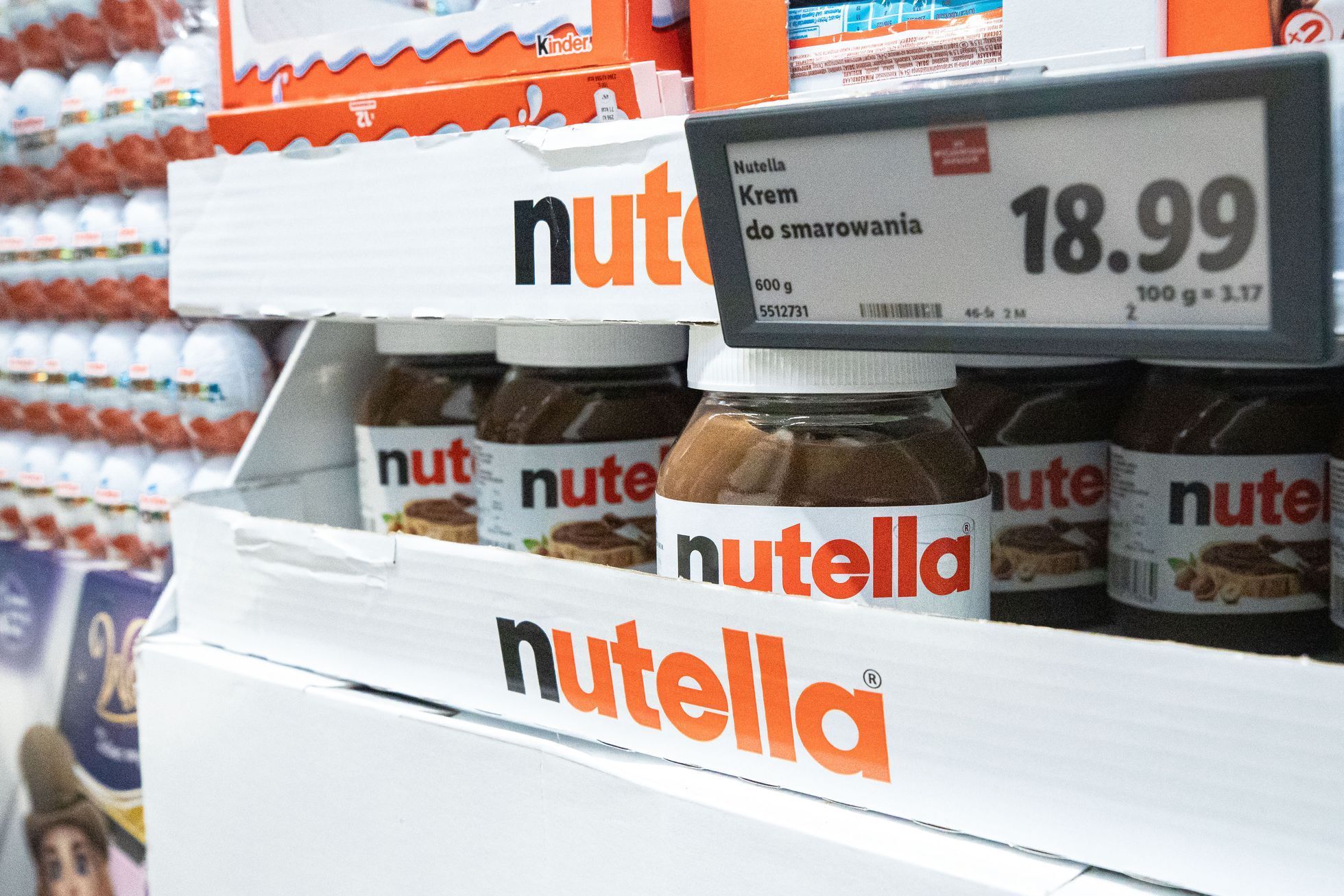 Polsko - české pohraničí, Nutella, češi a nákupy v Polsku, Lidl, ilustrační foto, Biedronka
