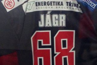 Třinecký dres Jaromíra Jágra