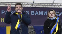 Perebyjnis, velvyslanec, Ukrajina, demonstrace