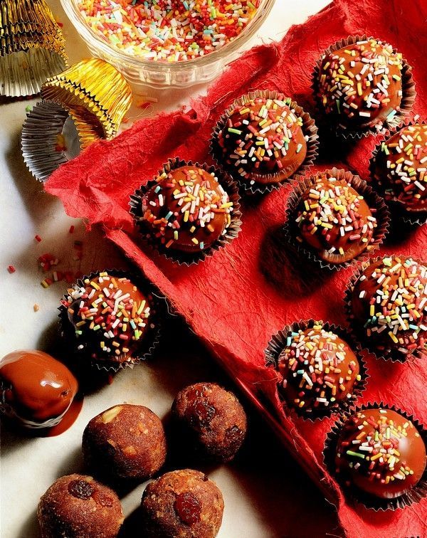 Vánoční recepty: Veselé čokoládové kuličky