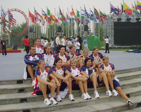 České basketbalistky v Pekingu
