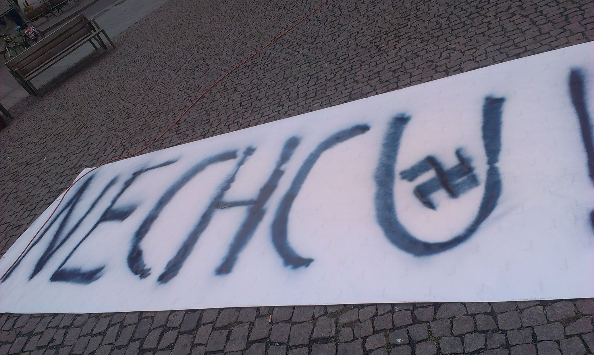 Protest proti neonacistům v Brně