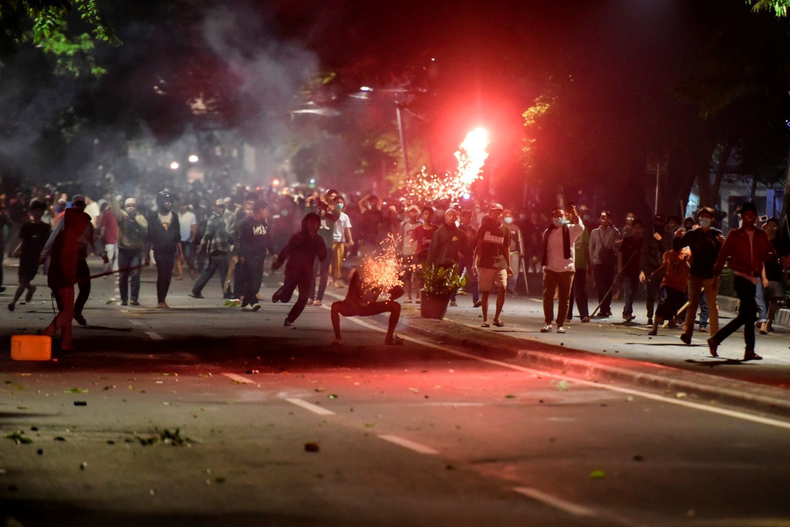 Protesty na Jakartě