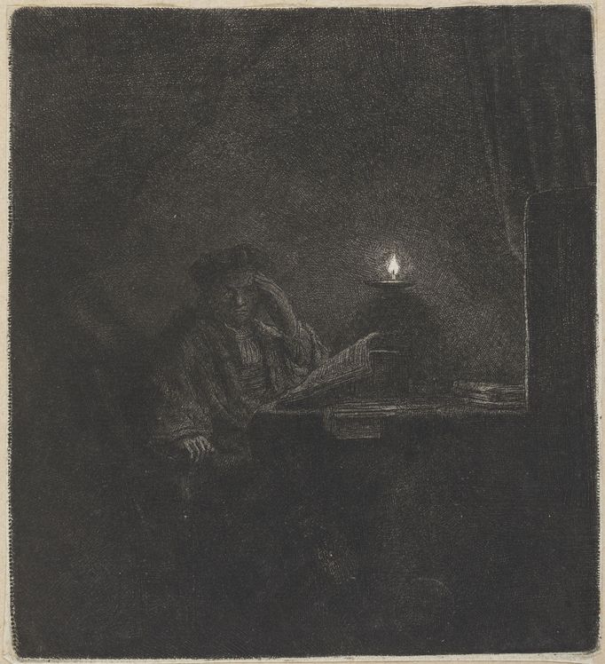 Rembrandt Harmenszoon van Rijn: Student, kolem roku 1642.