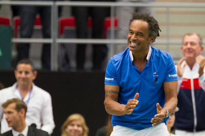 Davisův pohár Česká republika vs. Francie (Yannick Noah)