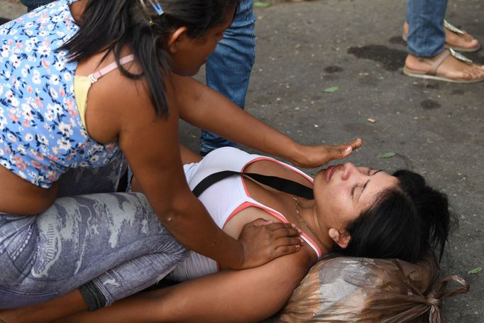 Nepokoje vězňů ve venezuelské Valencii, které si vyžádaly desítky mrtvých - březen 2018