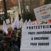 Demonstrace odborů