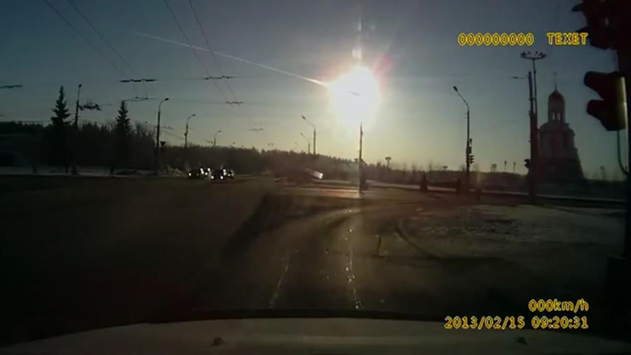 Meteorit padá na Ural
