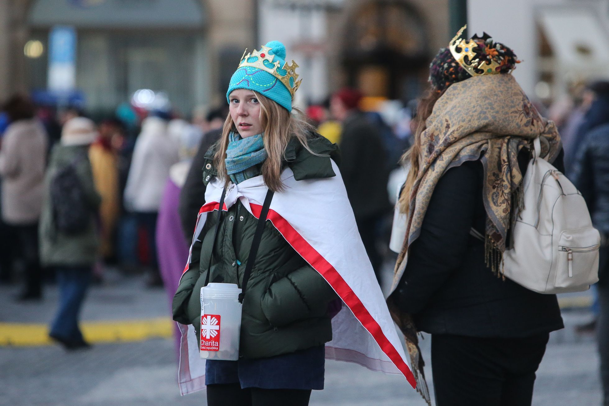 Tříkrálový průvod Prahou s požehnáním Dominika Duky