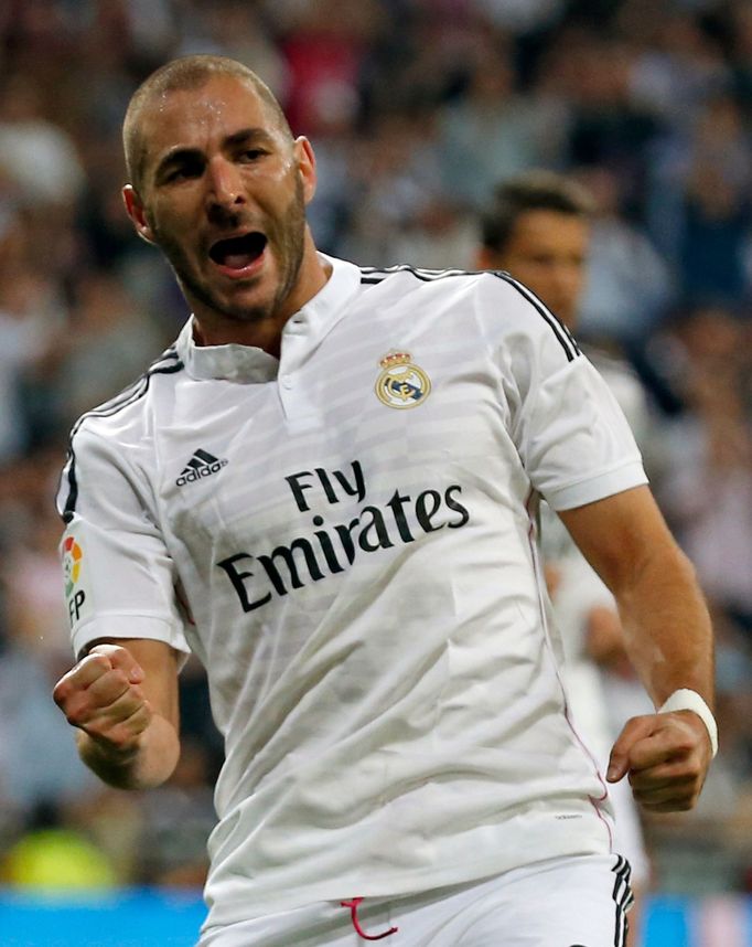 Benzema se raduje z gólu