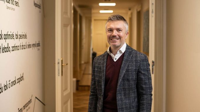 Generální ředitel Finepu Tomáš Pardubický.