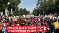 USA, protest, demonstrace, Washington