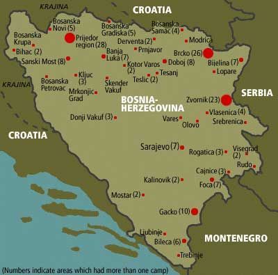 Koncentrační tábory v Bosně a Hercegovině
