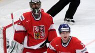 O roli jedničky se poperou Alexandr Salák (Petrohrad/KHL) a Jakub Kovář (Jekatěrinburg/KHL). První z nich odchytal během přípravy čtyři duely, vychytal dvě vítězství a pustil celkem osm branek. Výrazně se podílel na výhře nad Švédskem v rámci Švédských her, na druhou stranu ale v nájezdech proti Finsku ani jednou neuspěl.