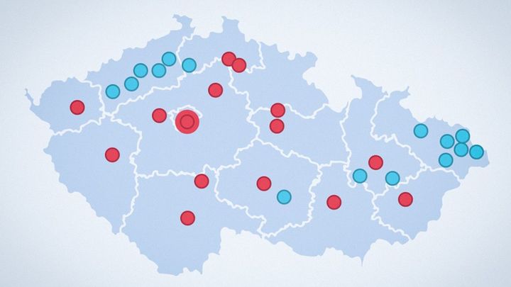 Volby v největších městech: Babiš opanoval západ a východ, Pavel většinu Čech; Zdroj foto: Aktuálně.cz