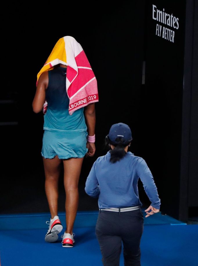 Naomi Ósakaová ve finále Australian Open 2019.